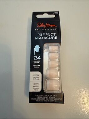 Sally Hansen Perfect Manicure Square Press-On Nails - Soft Cream